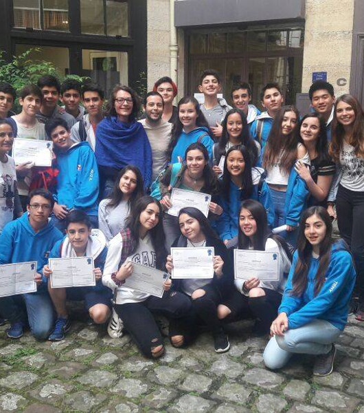 ¡Un grupo de graduados chilenos!